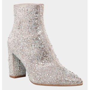 Betsey Johnson rhinestone boots